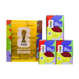 ÁLBUM TAPA DORADA COPA MUNDIAL 2026 PANINI - ÁLBUM + 3 CAJAS